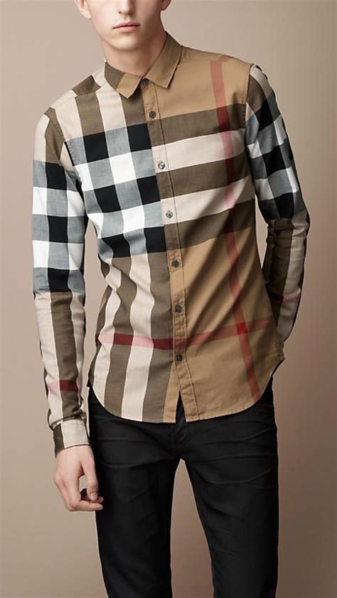 burberry shirt dress green|burberry dress shirt men's.